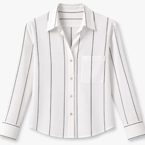 White striped shirt