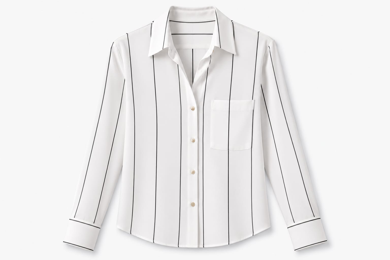 White striped shirt