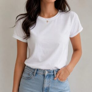 BASIC WHITE TSHIRT